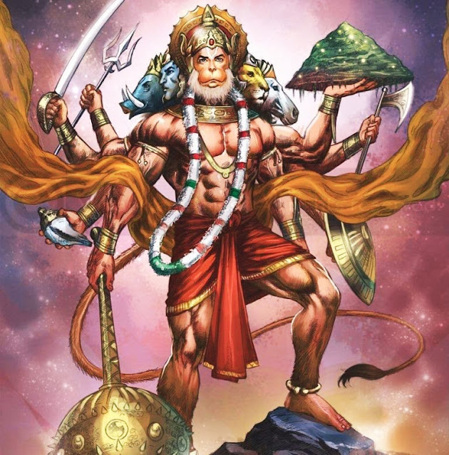 Lord Panchmukhi Hanuman: Symbolism, Stotra, Significance & Worship –  eCraftIndia